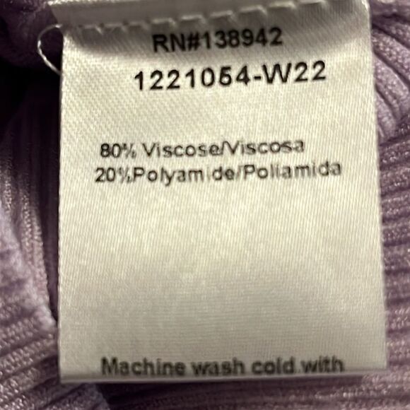 Lavender Turtleneck Sweater - Picture 16 of 16